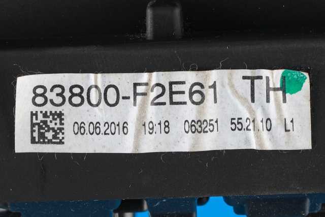 Instrumentpanel til Toyota Auris 2015-2019 (Type II, Fase 2)  (TOYOTA|83800-F2E61|)