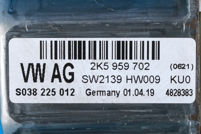 Ruteheis høyre foran til VW Caddy 2015-2020 (Type III, Fase 3) (VAG|2K5 959 702|5K0 959 792|)