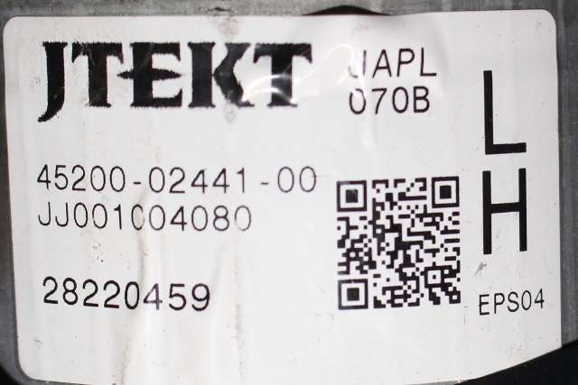 Rattaksel elektrisk servo til Toyota Auris 2010-2012 (Type I, Fase 2)  (JTEKT|JJ001004080|)