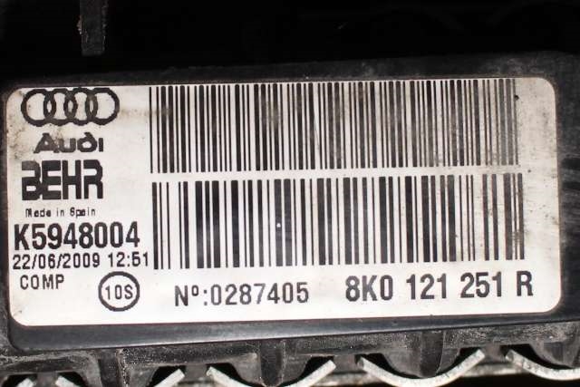 Radiator (manuell gir) til Audi A4 2007-2014 (Type IV) (B8) (B8) (VAG|8K0 121 251 R|)