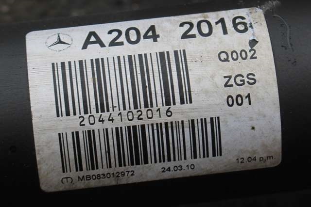 Mellomaksel til Mercedes C-Klasse 2007-2011 (Fase 1) (W204) (W204) (MERCEDES|A 204 410 20 16|)