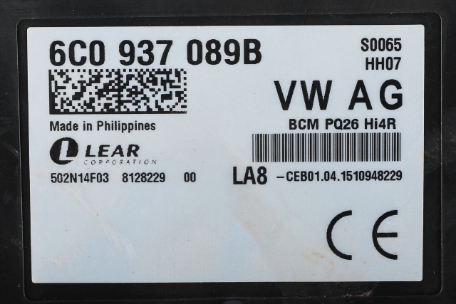 Styreenhet comfort (BCM) til Škoda Fabia 2014-2021 (Type III)  (VAG|6C0 937 089 B|)