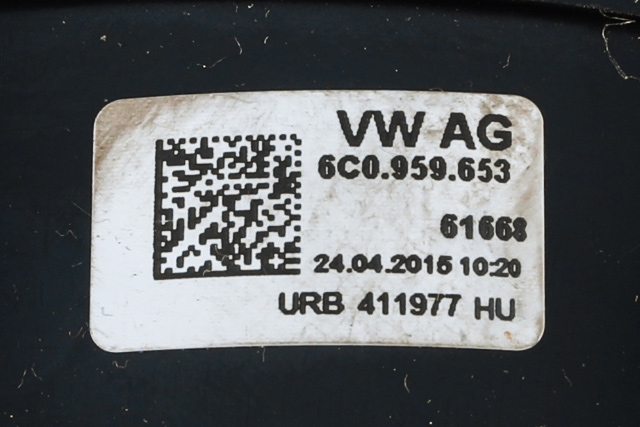 Airbag slepering til Škoda Fabia 2014-2021 (Type III) (VAG|6C0 959 653|)