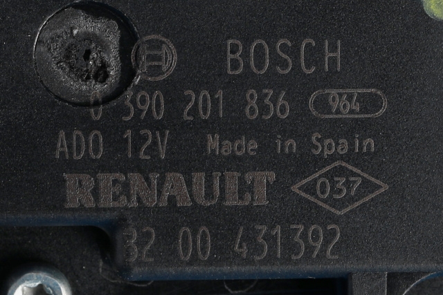 Viskermotor bakrute venstre til Mercedes Citan 2012-2021 (W415) (W415) (BOSCH|0 390 201 836|3200 431392|)