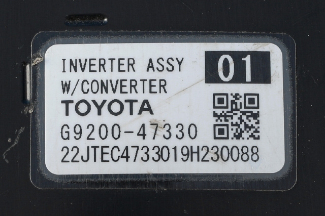 Inverter hybrid til Toyota C-HR 2016-->> (TOYOTA|G9200-47330|)