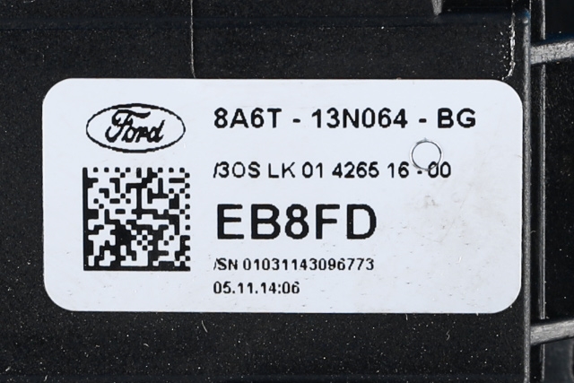 Airbag slepering til Ford Fiesta 2013-2017 (Type VI, Fase 2)  (FORD|8A6T-13N064-BG|)
