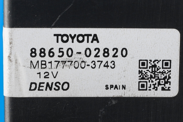 Styreenhet klima/aircondition til Toyota Auris 2010-2012 (Type I, Fase 2)  (TOYOTA|88650-02820|)