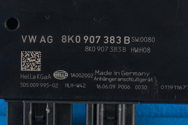 Styreenhet hengerfeste til Audi A4 2007-2014 (Type IV) (B8) (B8) (VAG|8K0 907 383 B|)