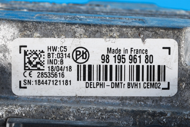 Styreenhet start/stopp til Peugeot 2008 2013-2019 (Type I)  (PEUGEOT|98 195961 80|)
