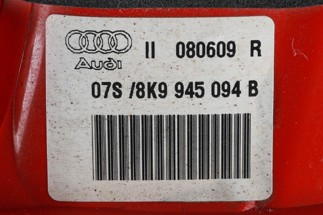 Baklykt høyre indre til Audi A4 2007-2014 (Type IV) (B8) (B8) (VAG|8K9 945 094 B|)