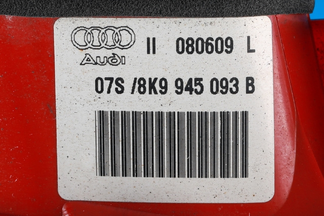 Baklykt venstre indre til Audi A4 2007-2014 (Type IV) (B8) (B8) (VAG|8K9 945 093 B|)