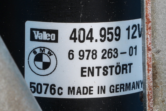 Viskermotor frontrute komplett m/overføring til BMW 3-Serie 2005-2011 (E90/E91/E92/E93) (E90/E91/E92/E93) (BMW|6 978 263|)