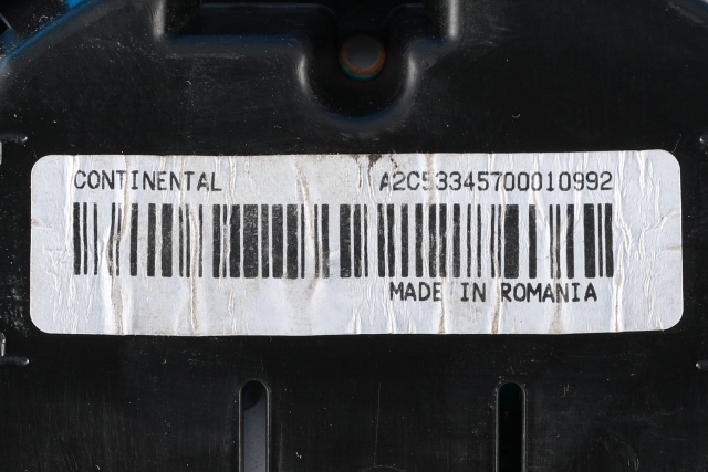 Instrumentpanel til Suzuki SX4 2009-2013 (Type I, Fase 2) (SUZUKI|34110-55L50|)