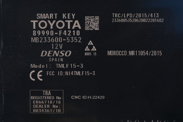 Styreenhet nøkkelfri/keyless til Toyota C-HR 2016-->> (TOYOTA|89990-F4210|)
