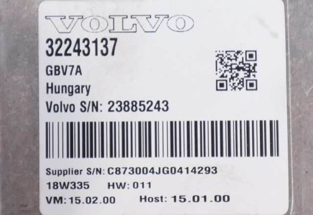 Styreenhet parkering til Volvo XC60 2017-->> (Type II) (VOLVO|32243137|)