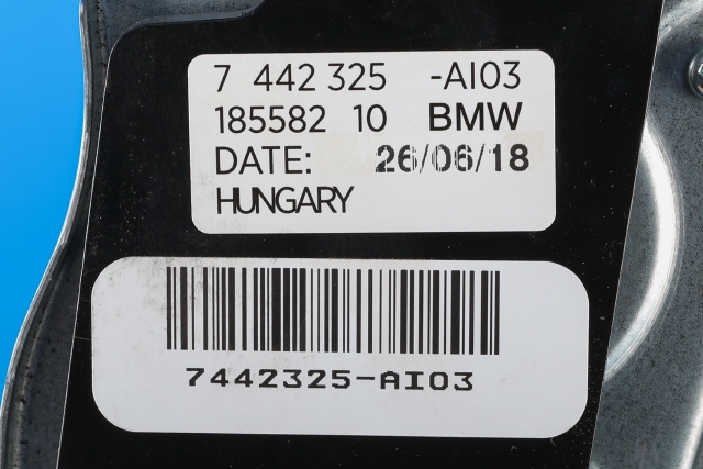 Viskermotor bakrute til BMW 2-Serie, Active/Gran Tourer 2014-->> (F45/F46) (F45/F46) (BMW|7 442 325|)