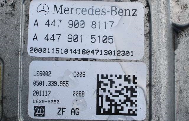 Motor elbil foran til Mercedes EQV 2020-->> (W447) (W447) (MERCEDES|A 447 900 81 17|)