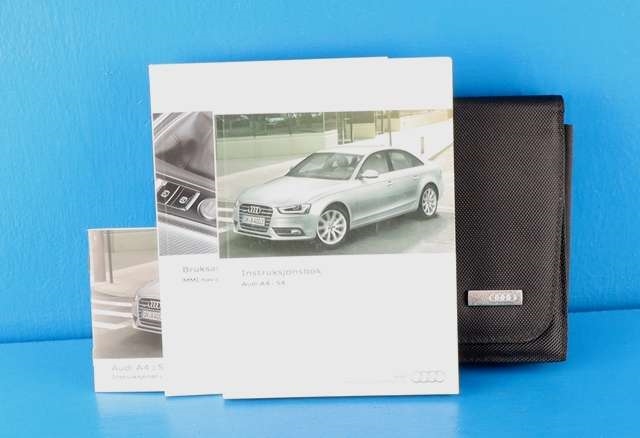Instruksjonsbok til Audi A4, 2007-2014 (Type IV) (B8) (B8) 