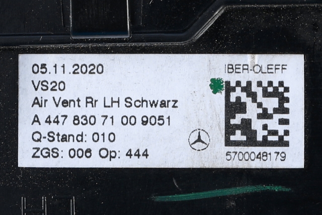 Tak diverse til Mercedes EQV 2020-->> (W447) (W447) (MERCEDES|A 447 830 71 00|)