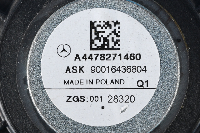 Bilstereo høyttaler til Mercedes EQV 2020-->> (W447) (W447) (MERCEDES|A 447 827 14 60|)