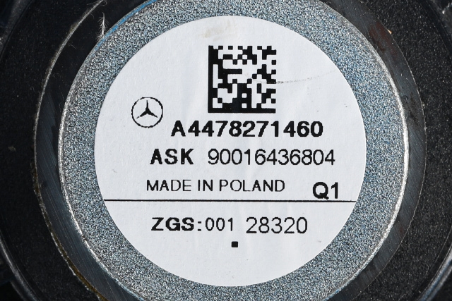 Bilstereo høyttaler til Mercedes EQV 2020-->> (W447) (W447) (MERCEDES|A 447 827 14 60|)