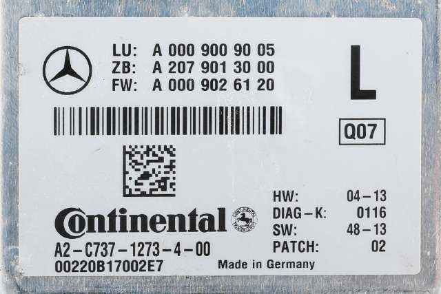 Kamera til Mercedes EQV 2020-->> (W447) (W447) (MERCEDES|A 000 900 90 05|)