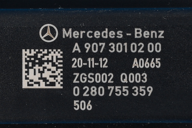 Pedal gass til Mercedes EQV 2020-->> (W447) (W447) (MERCEDES|A 907 301 02 00|)