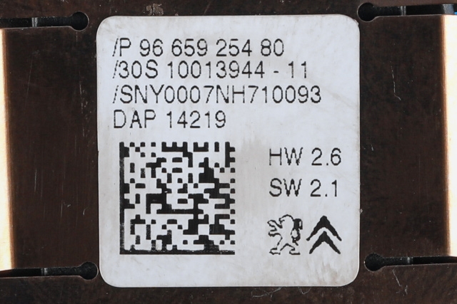Sensor regnsensor til Peugeot 2008 2013-2019 (Type I)  (PEUGEOT|96 659254 80|)