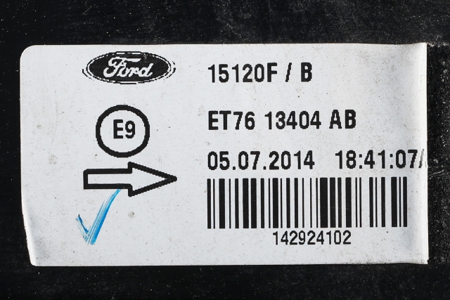 Baklykt høyre til Ford Transit Courier 2014-2018 (Type I, Fase 1)  (FORD|ET76-13404-AB|)