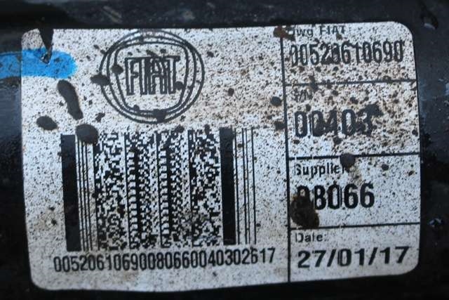 Tannstang til Fiat Doblo 2010-->> (Type II)  
