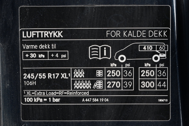 Karosseri diverse til Mercedes EQV 2020-->> (W447) (W447) 