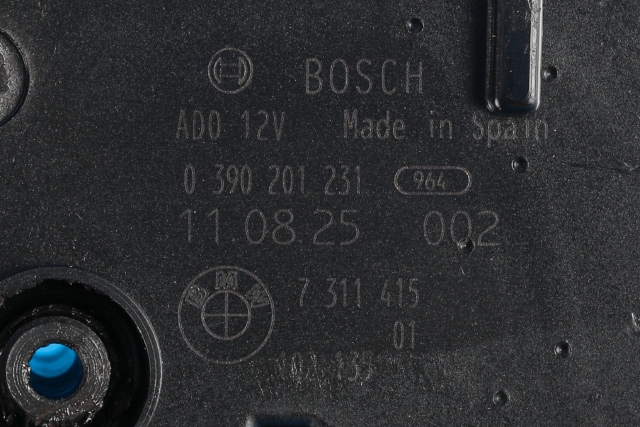 Viskermotor bakrute til BMW 5-Serie 2010-2017 (F10/F11) (F10/F11) (BOSCH|0 390 201 231|7 311 415|)
