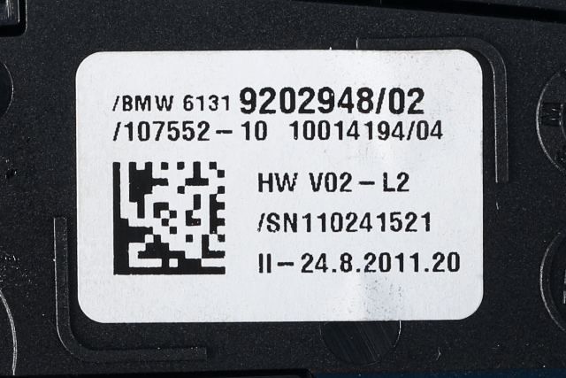 Bryter diverse til BMW 5-Serie 2010-2017 (F10/F11) (F10/F11) (BMW|9 202 948|)