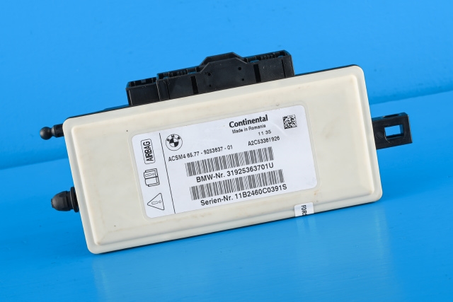 Styreenhet airbag hovedsensor til BMW 5-Serie 2010-2017 (F10/F11) (F10/F11) (BMW|65.77-9 253 637|)