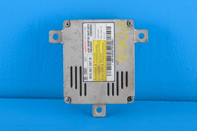 Styreenhet xenon/ballast til Audi A3 2012-2016 (Type III, Fase 1)  (VAG|8K0 941 597 B|)