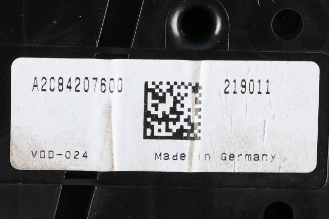 Instrumentpanel til Audi A3 2012-2016 (Type III, Fase 1)  (VDO|A2C84207600|8V0 920 870 G|)