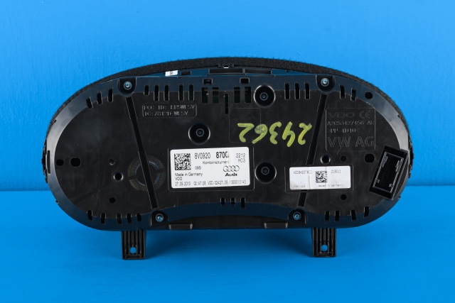 Instrumentpanel til Audi A3 2012-2016 (Type III, Fase 1)  (VDO|A2C84207600|8V0 920 870 G|)