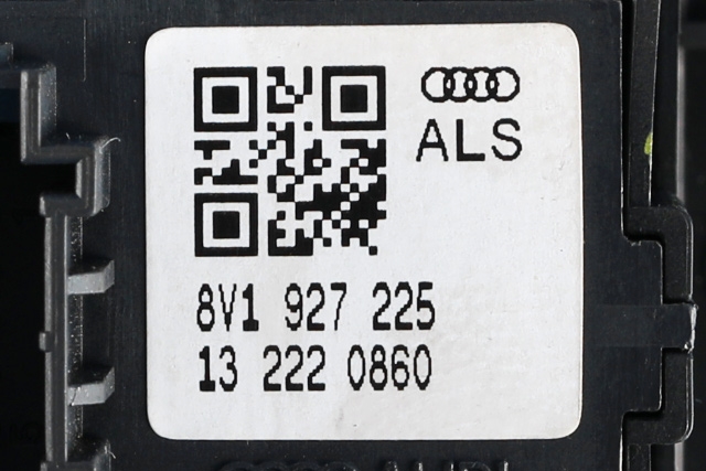 Bilstereo navigasjon betjeningspanel til Audi A3 2012-2016 (Type III, Fase 1)  (VAG|8V0 919 614 B|)