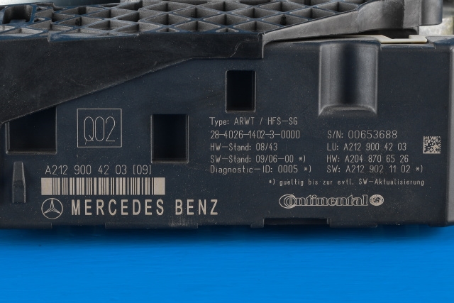 Baklukeåpner motor til Mercedes E-Klasse 2009-2013 (Fase 1) (W212) (W212) (MERCEDES|A 212 820 35 42|)