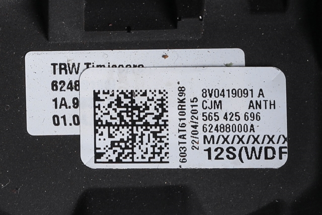 Ratt til Audi A3 2012-2016 (Type III, Fase 1)  (VAG|8V0 419 091 A|)