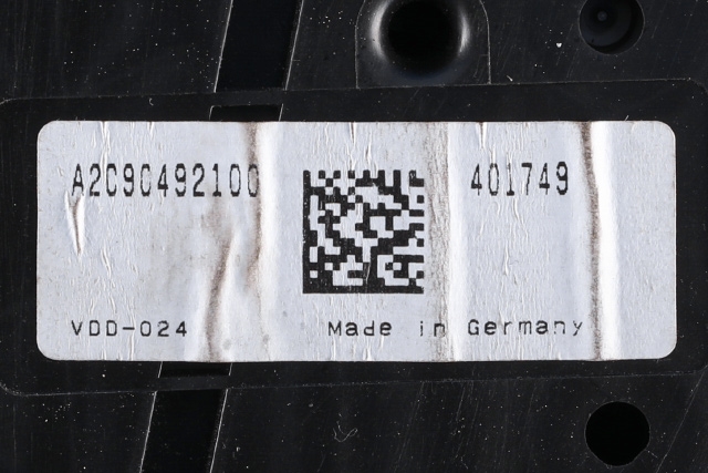 Instrumentpanel til Audi A3 2012-2016 (Type III, Fase 1)  (VDO|A2C90492100|8V0 920 871|)