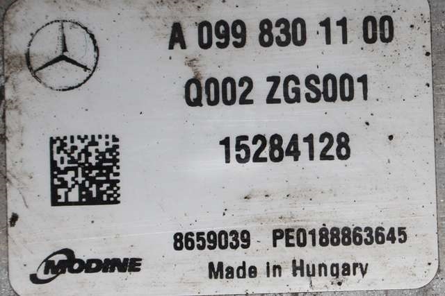 Aircondition diverse til Mercedes EQV 2020-->> (W447) (W447) (MERCEDES|A 099 830 11 00|)