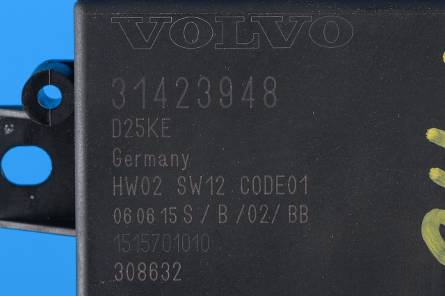 Styreenhet parkering til Volvo V60/V60 CC 2013-2018 (Type I, Fase 2)  (VOLVO|31423948|)