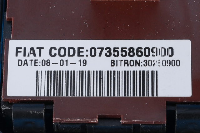 Bryter diverse til Citroën Jumper 2014-->> (Type III, Fase 2) (FIAT|07355860900|)