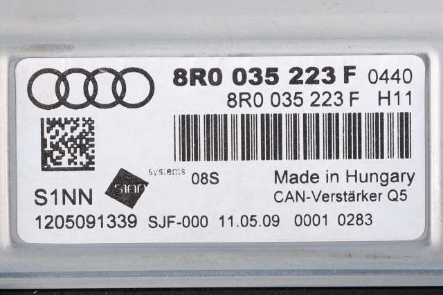 Bilstereo forsterker til Audi A4 2007-2014 (Type IV) (B8) (B8) (VAG|8R0 035 223 F|)