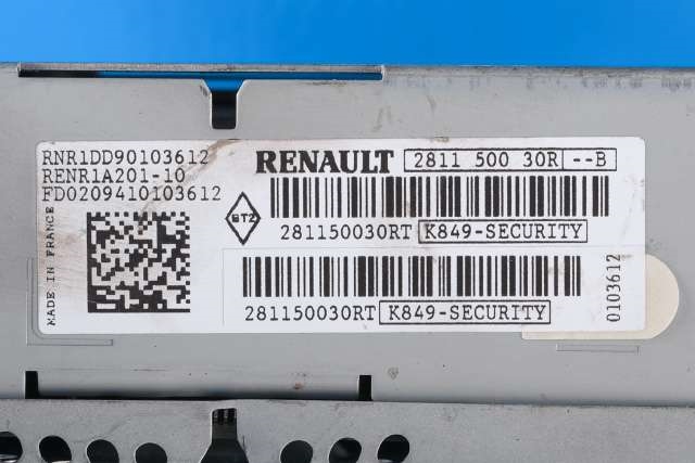 Bilstereo til Renault Megane 2009-2016 Type III (RENAULT|2811 50030R|)