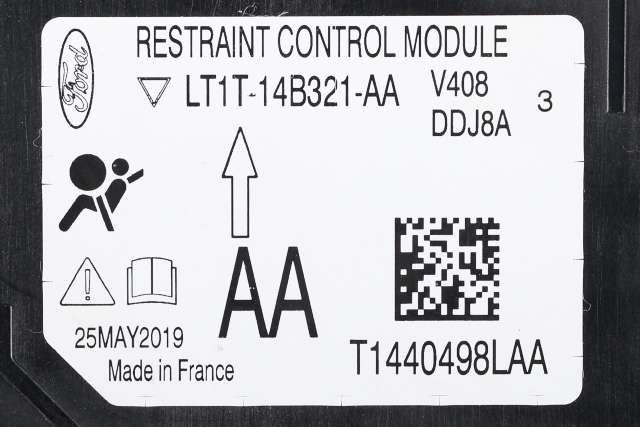 Styreenhet airbag hovedsensor til Ford Transit Connect 2018-->> Type II, Fase 2  (FORD|LT1T-14B321-AA|)