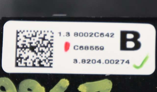 Bryter nødblink til Mitsubishi Outlander 2015-->> (Type III, Fase 2) (MITSUBISHI|8002C642|)
