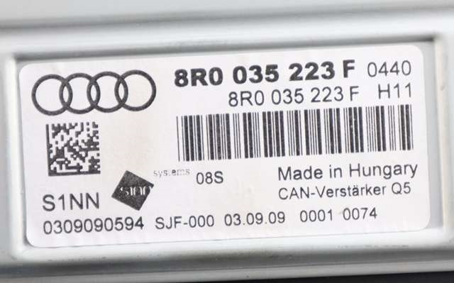 Bilstereo forsterker til Audi A4 2007-2014 (Type IV) (B8) (B8) (VAG|8R0 035 223 F|)