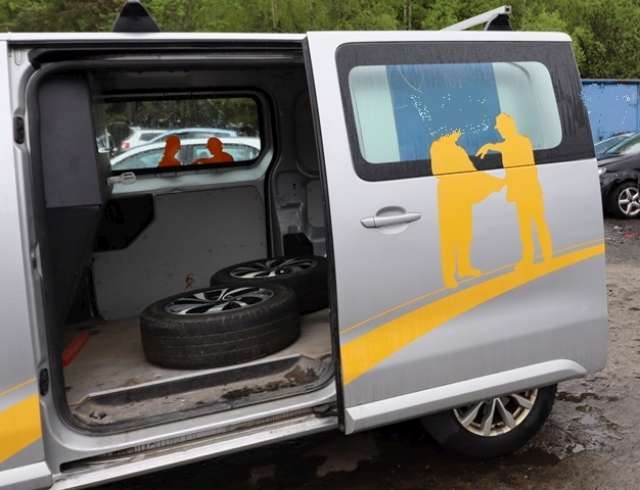 Dør venstre skyvedør til Citroën Jumpy 2016-->> (Type III)  